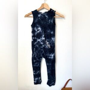 Art Class size 4 Romper. Tie Dye.
